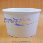 Mangkok Kertas – Bowl Paper “22 Oz / 650 ml” Partisi & Tutup – Panas & Dingin (Stock : Ready)