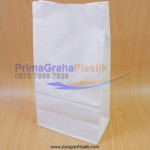Paper Food Bag Anti Minyak “Grease Proof”  50 GSM (Stock : Ready)