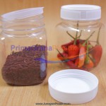 Jar Bumbu SQUARE “200 ml” Merica, Garam, Gula + Plug + Tutup  (Stock : KOSONG & TIDAK Tersedia Lagi)