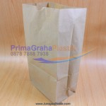 Paper Food Bag Coklat (Stock : Ready)