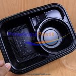 (Hiro Food) Lunch Box Microwave Leak Proof 3 Sekat “Imported” (Stock : Ready)